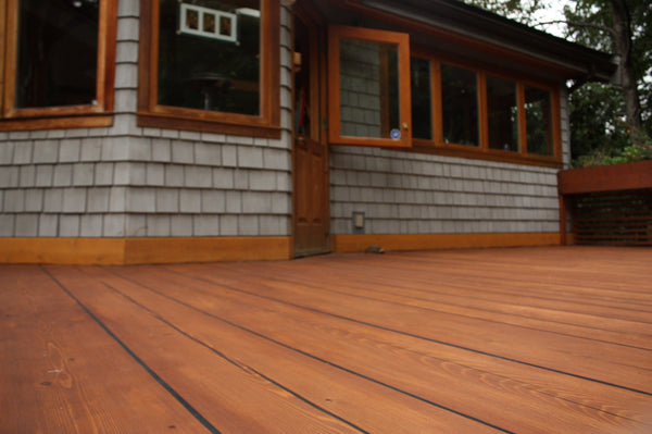 Self-Watering elevated deck, patio, and backyard garden. Cedar raised beds, container gardens, and veggie/vegetable gardens featuring GardenWell sub-irrigation to create wicking beds for growing your own food.