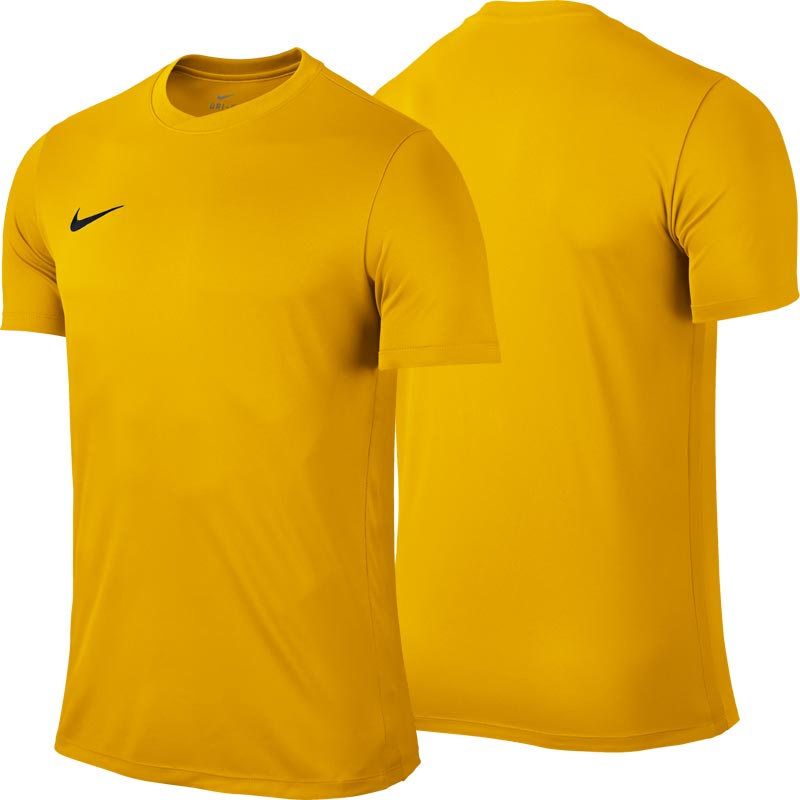 university gold soccer jersey