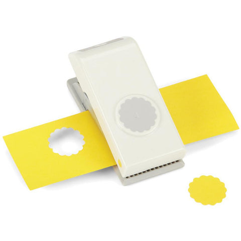 EK Success Medium Punch Scallop Circle 1" E5420067 | Maple Treehouse