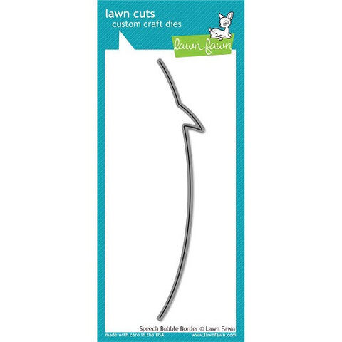 Lawn Fawn Dies Lawn Cuts Custom Craft Border Die Speech Bubble LF614 | Maple Treehouse