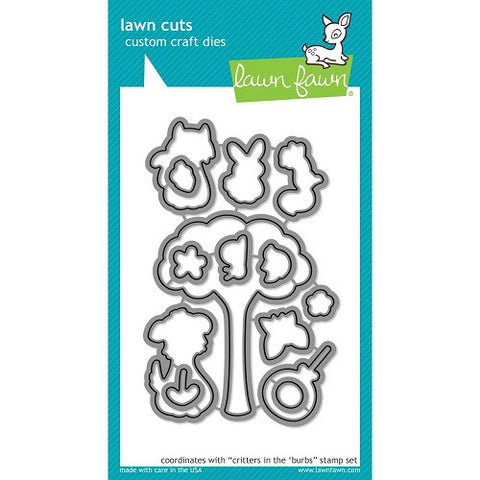 Lawn Fawn Dies Lawn Cuts Custom Craft Die Critters In The 'Burbs LF685 | Maple Treehouse
