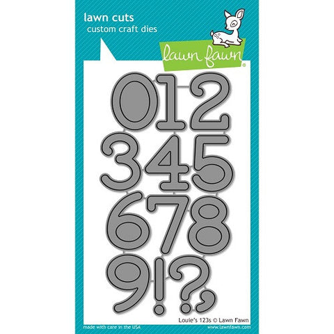 Lawn Fawn Dies Lawn Cuts Custom Craft Die Louie's 123's LF689 | Maple Treehouse