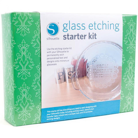 Silhouette Glass Etching Starter Kit KITGLASS | Maple Treehouse