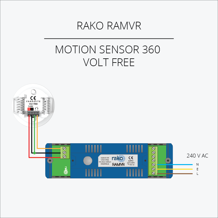Faradite Rako Motion Sensor 360 Volt Free Wiring Diagram