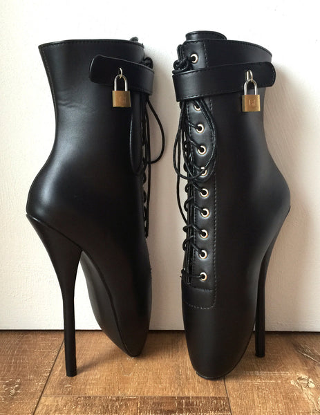 18cm Fetish Lockable Ballet Boots Mini 