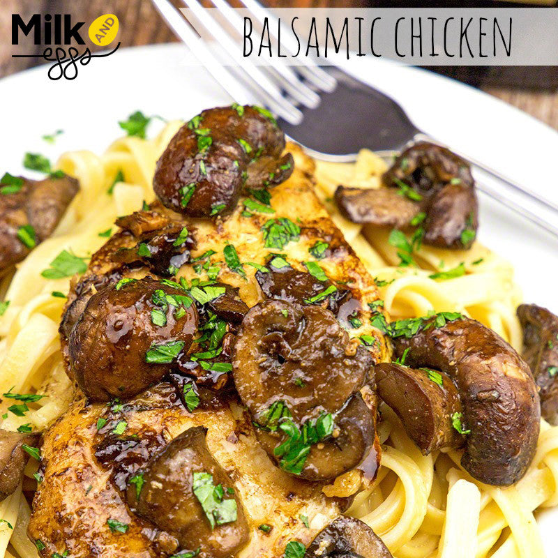 Balsamic Chicken with Mushrooms Recipe