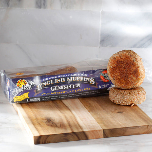 English Muffins Ezekiel Sprouted Whole Grain Genesis