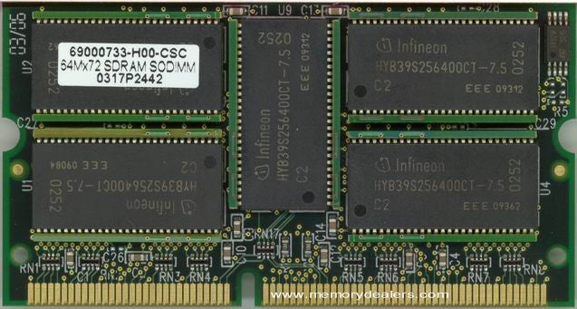 Memory 512MB Cisco Supervisor Engine 2U 3rd Party Memory Upgrade (p/n MEM-S2-512MB) Router Memory Transceiver Module