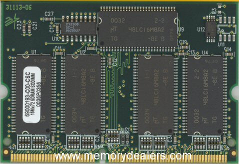 Memory 64MB Catalyst 6x00 FlexWAN module memory (p/n MEM-C6K-WAN-64M) Router Memory Transceiver Module