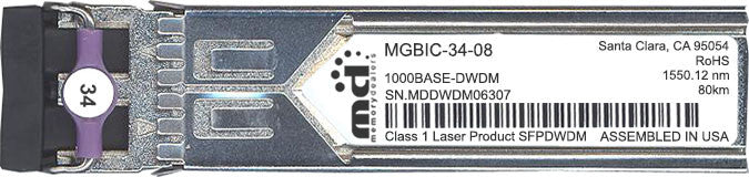 Enterasys MGBIC-34-08 (100% Enterasys Compatible) SFP Transceiver Module