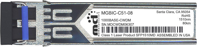 Enterasys MGBIC-C51-08 (100% Enterasys Compatible) SFP Transceiver Module