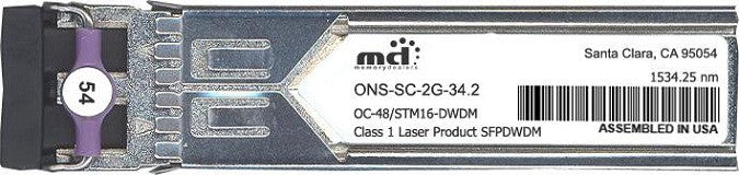 Cisco SFP Transceivers ONS-SC-2G-34.2 (100% Cisco Compatible) SFP Transceiver Module