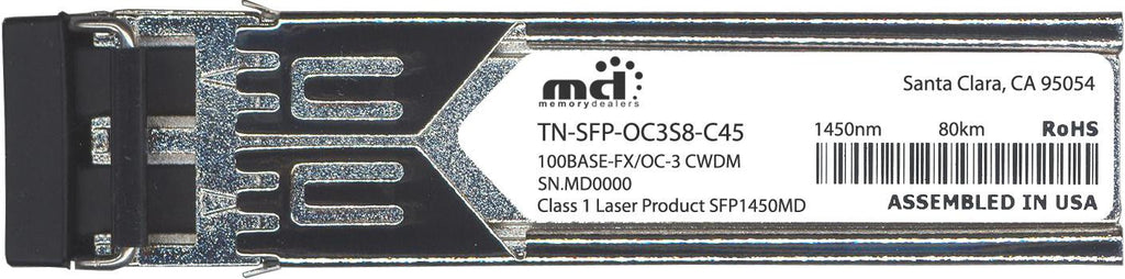 Transition Networks TN-SFP-OC3S8-C45 (100% Transition Networks Compatible) SFP Transceiver Module