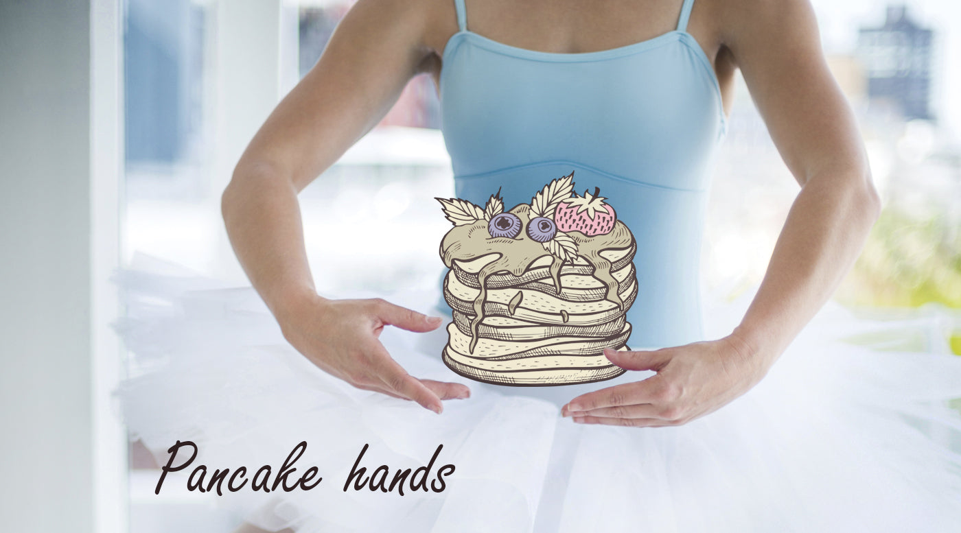 pancake hands in ballet, problem amongst young dancers