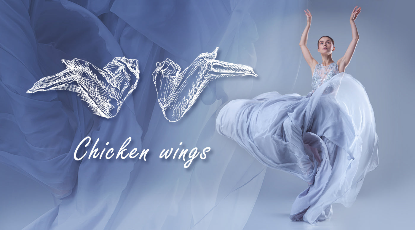 Chicken wings, ballet poses