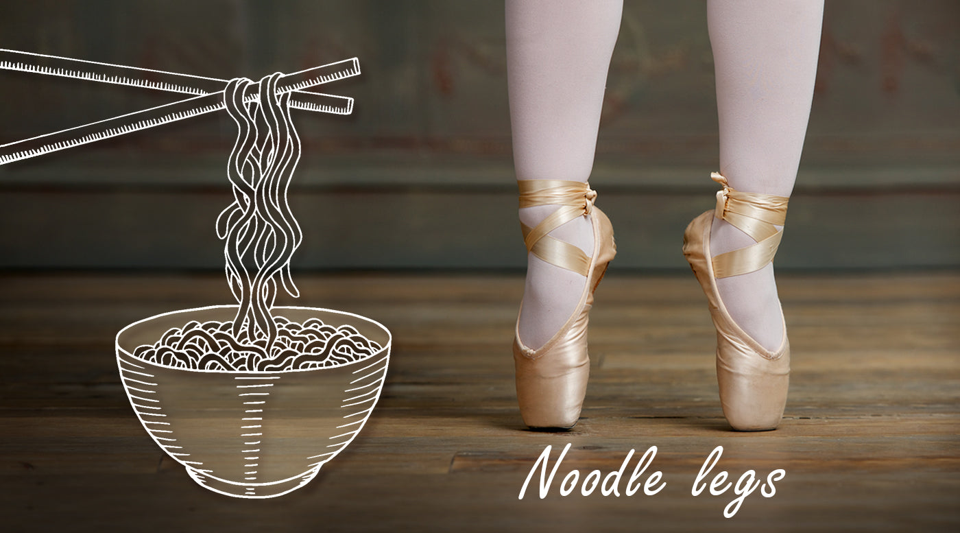 Noodle legs, ballet poses