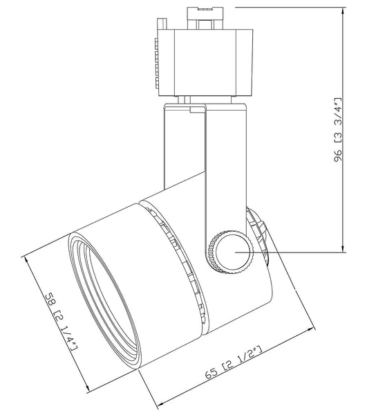 Cloudybay track light size