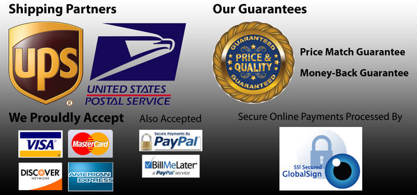 Shipping, Guarantees, Payments, Security