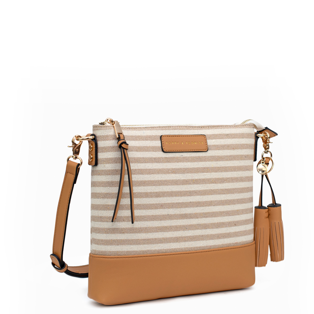 neutral cross body bag