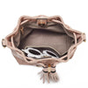 the DESERT BUCKET BAG MINI nude croco