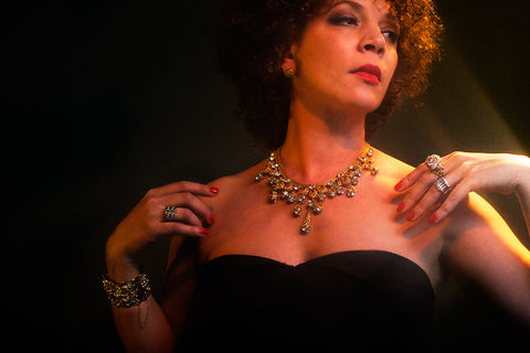 Sylvia Holden in Icon Style necklace and rings