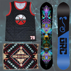 Grassroots California Pink Floyd Jersey Snowboard Blanket