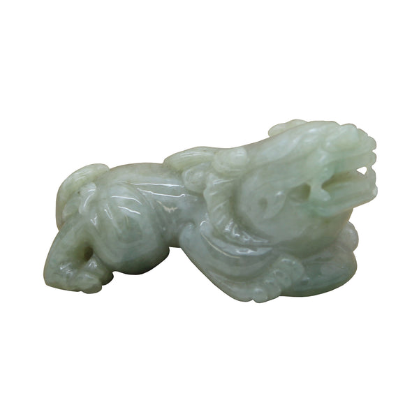 Collect Old Chinese Hand-Carved Natural Jade Stone scenery figure Statue 