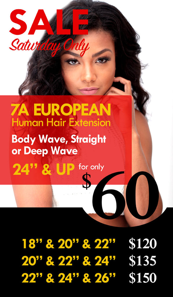 One day only sale. This Saturday Nov-12. Save big on 100% human hair bundles | eHair Outlet