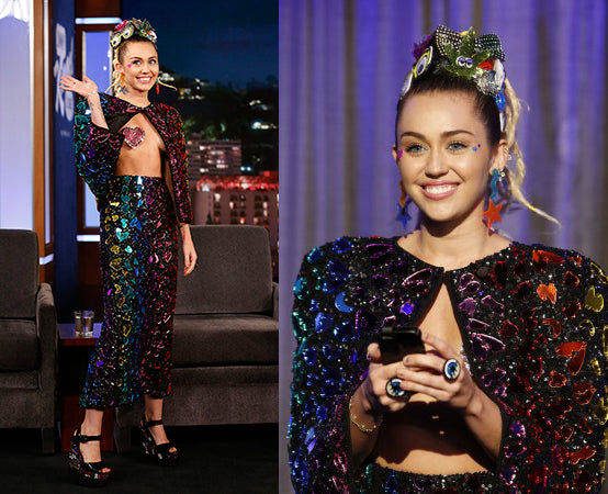 Miley Cyrus in Wicked Hippie on Jimmy Fallon