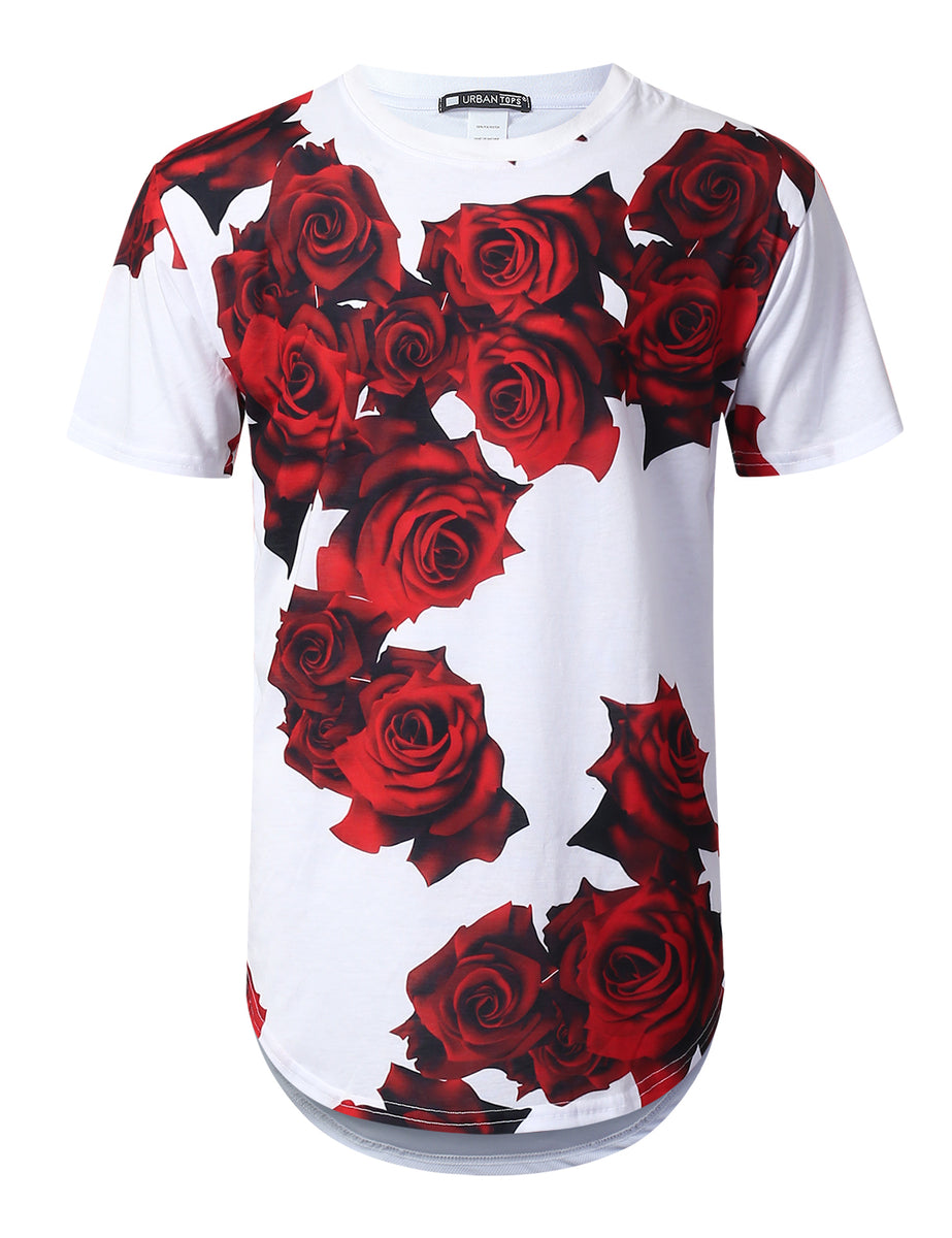 red rose shirt mens