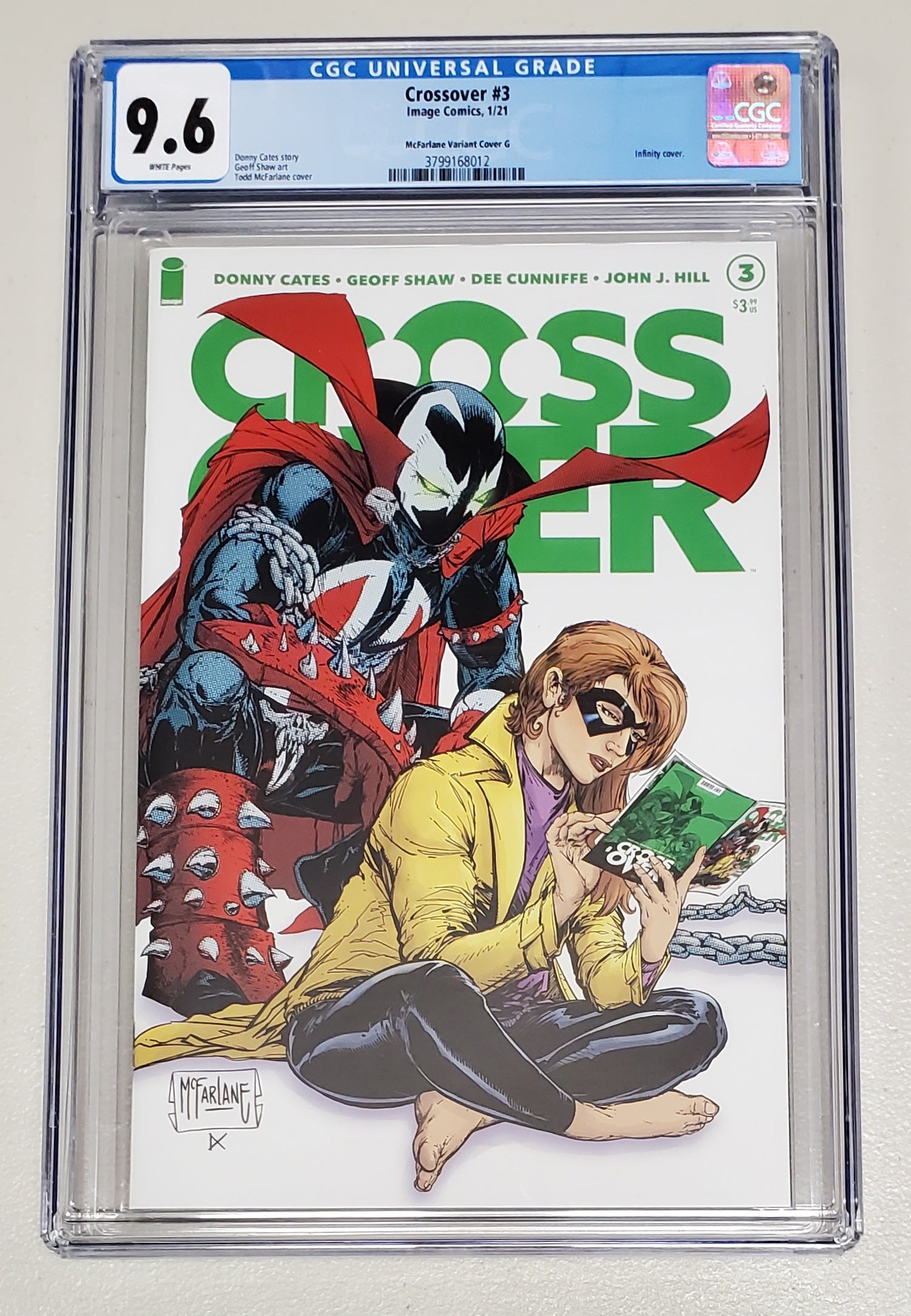 9.6 CGC CROSSOVER #3 MCFARLANE G 1:25 VARIANT [3798846014