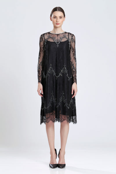 loose lace dress