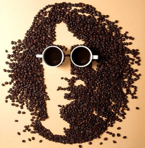 John Lennon with Coffee Beans