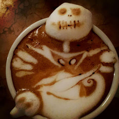 Skeleton Jack Foam Latte Art