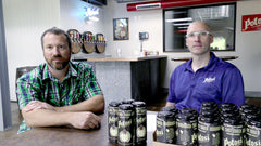 Steve and Seth at Potosi Brewery