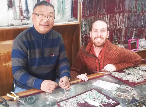 Tibetan Artist in Nepal