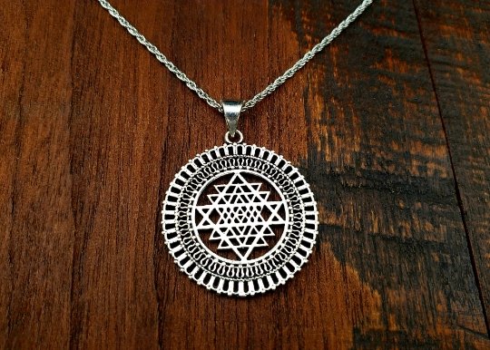 Sri Yantra necklace