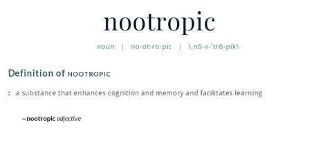 Nootropic Definition - Merriam-Webster Dictionary