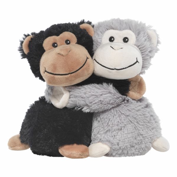 hugging stuffed animals