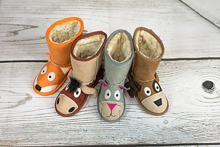 fox slipper boots