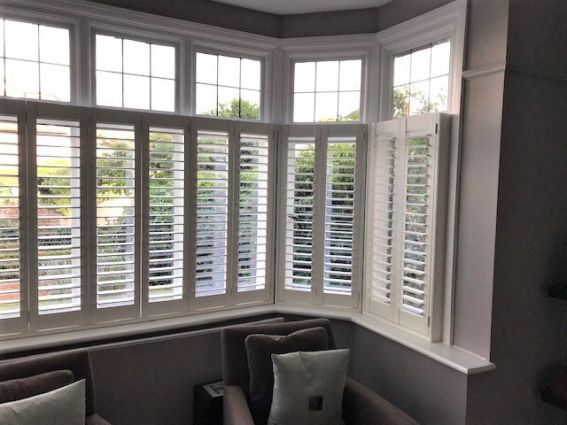 detail of shutters installed in Richmond family home