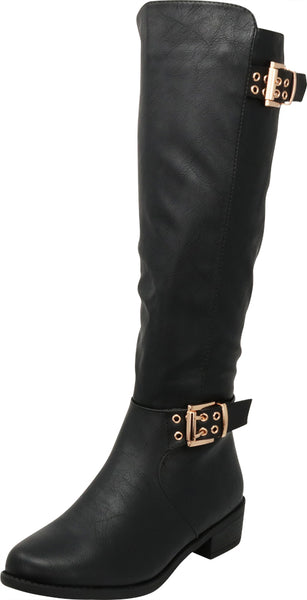 womens round toe riding boots