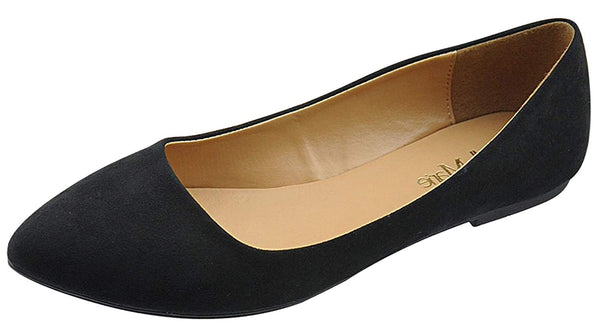 comfy pointed flats