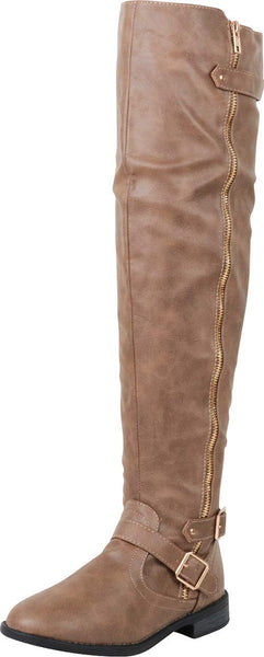 thigh high leather riding boots