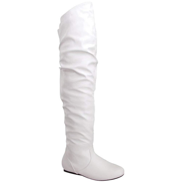 top moda white boots