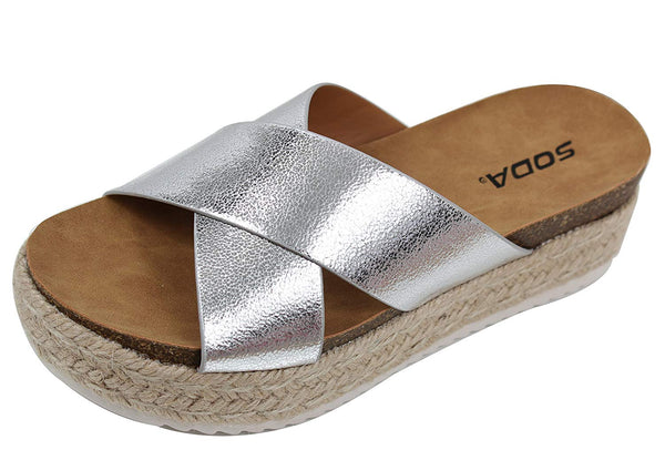 soda criss cross espadrille