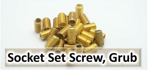 Socket Screws, Socket Set Screw, Grub Screw, Fully threaded, UNF, UNC, BSW, Whitworth, BA, Metric, Metric Fine, Imperial, Allen Key Socket, Hex Key Socket
