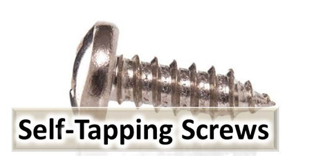 Self tapping screws, Self Tappers, Self Tap, A2 Stainless Steel, Zinc, Countersink, CSK, Countersunk, Pan Head, Pozidrive, Pozi