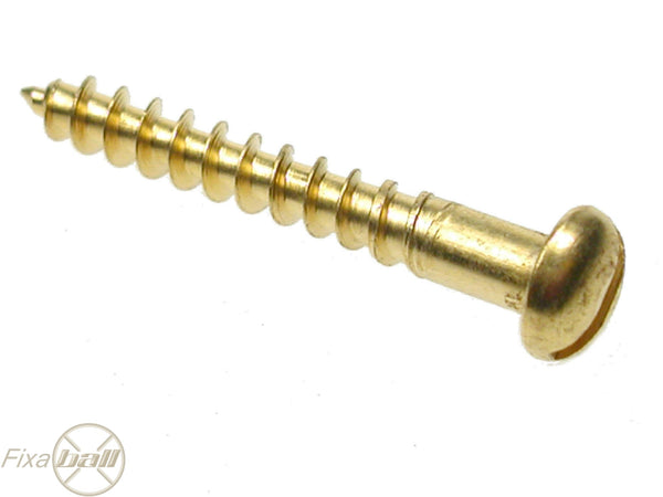 SOLID BRASS Slotted Countersunk Wood Screws ~ ALL GAUGES & SIZES 2,3,4,6,8,10,12 