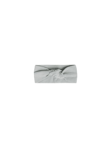 Quincy Mae Sky Ribbed Knotted Headband